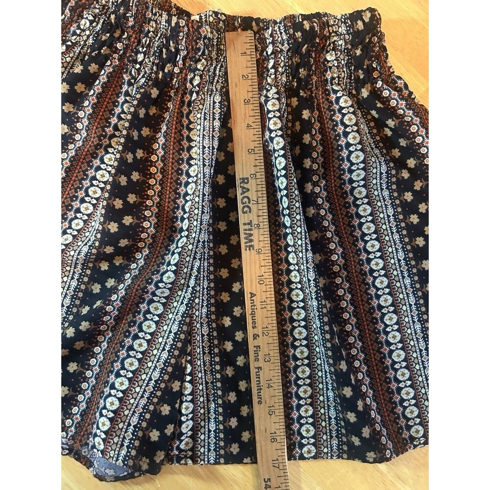 Womens 3XL Boho Floral Print Pull On Shorts Elastic Waist Casual Soft Wear - Picture 10 of 12